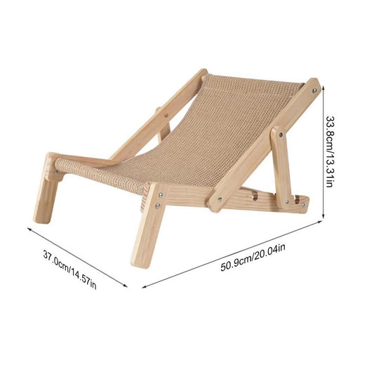 Cat Rocking Chair with  Adjustable Lounger Hammock