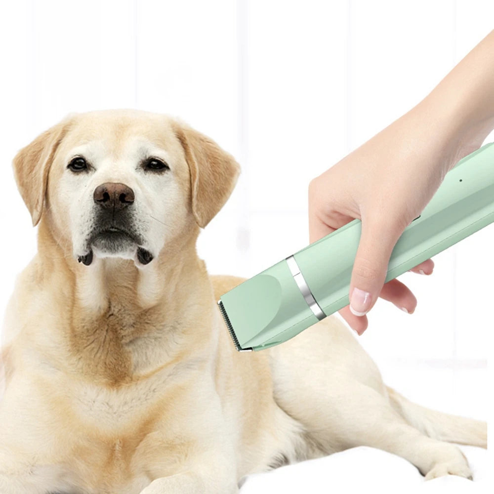 4-in-1 Pet Grooming Kit – Electric Hair Clipper, Trimmer & Nail Grinder for Dogs & Cats