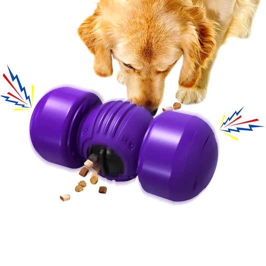 Durable Slow Feeder Treat Dispensing Dog Toy – Interactive Rolling Fun for Large & Medium Dogs