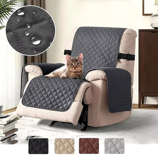 Seater Recliner Sofa Cover for Pets -  Anti-Slip Single Armchair Couch Cover