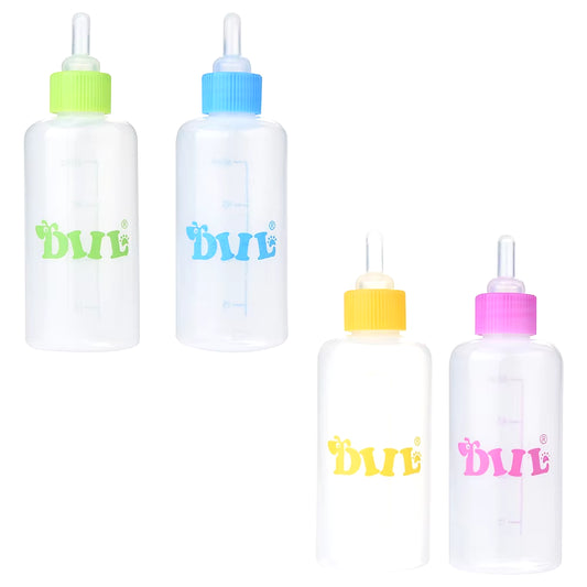 Portable Pet Nursing Bottle Set – Ideal for Puppies, Kittens & Baby Animals