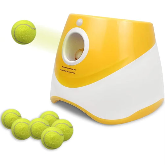 Automatic Dog Ball Launcher – Interactive Tennis Ball Thrower for Indoor & Outdoor Play