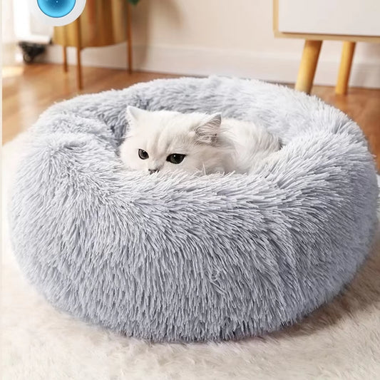 Super Soft Plush Cat Bed & Dog Nest - Warm Pet Cushion & Mat for Animals